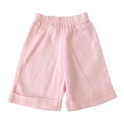 Дитячі муслінові шорти від 9 міс до 6 років Рожеві muslinshorts004_104 фото