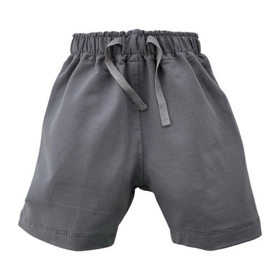 Трикотажні натуральні шорти від 1,5 до 6 років сірі shorts003_86 фото