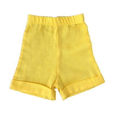 Дитячі муслінові шорти від 9 міс до 6 років Жовті muslinshorts011_80 фото