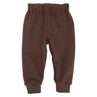 Трикотажні дитячі спортивні штани від 0 до 24 місяців коричневі trousers008_56 фото